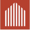 Red Cabin logo, with a white geometric cabin symbol on a red background.