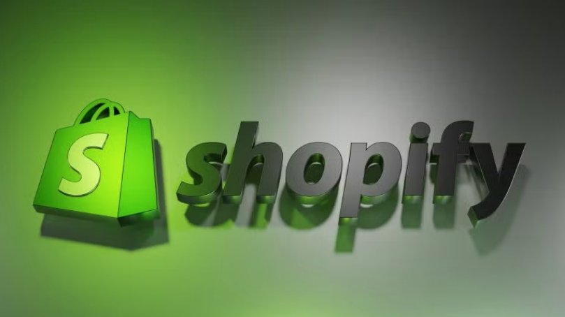 Shopify logo illustration.